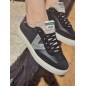 Baskets femme Victoria Berlin cuir noir et argenté Baskets femme Victoria Berlin cuir noir et argenté