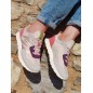 Baskets femme sneakers Pepe Jeans Foster win roses