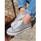 Baskets brillantes femme LPB Davia argent Baskets brillantes femme LPB Davia argent