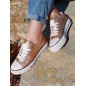 Baskets brillantes femme LPB Davia rose gold