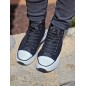 Baskets femme montantes Kaporal Christa velours noir Baskets femme montantes Kaporal Christa velours noir