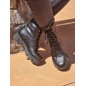 Bottines femme rangers Guess Madaya noires