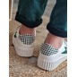 Baskets femme éclair Vanessa Wu Sansa blanc/vert Baskets femme éclair Vanessa Wu Sansa blanc/vert