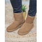 Boots fourrées femme Pepe Jeans Diss Gloss camel