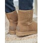 Boots fourrées femme Pepe Jeans Diss Gloss camel