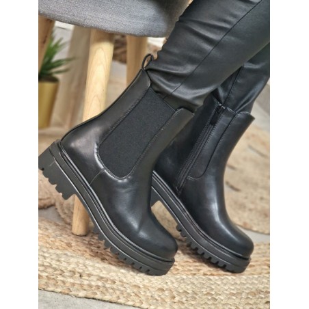 Bottines femme Laly noires