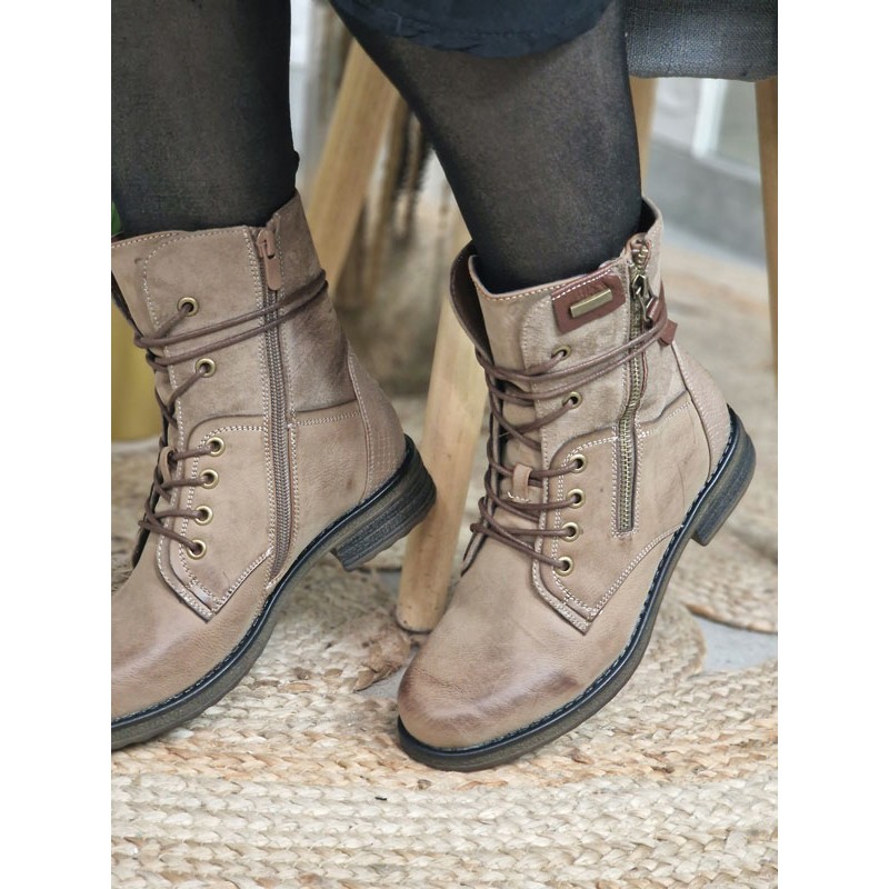 Bottines femme Alyson taupe Bottines femme Alyson taupe