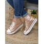 Baskets montantes femme LPB Emmy rose gold Baskets montantes femme LPB Emmy rose gold