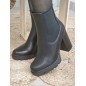 Bottines femme talon Manon noires