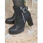 Bottines femme talon Molly noires Bottines femme talon Molly noires