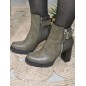 Bottines femme talon Molly kaki