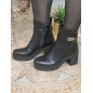 Bottines femme talon Marie noires Bottines femme talon Marie noires