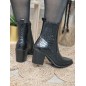 Bottines santiags femme Audrey noires Bottines santiags femme Audrey noires