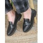 Mocassins femme Eva noirs