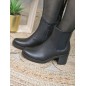 Bottines femme talon Mandy noires Bottines femme talon Mandy noires