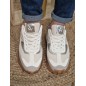 Baskets femme sneakers Vanessa Wu Samantha ecru Baskets femme sneakers Vanessa Wu Samantha ecru