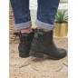 Bottines femme ruban Alba noires