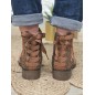 Bottines femme ruban Alba camel Bottines femme ruban Alba camel
