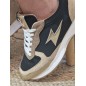 Baskets femme sneakers Vanessa Wu Kezia noires Baskets femme sneakers Vanessa Wu Kezia noires