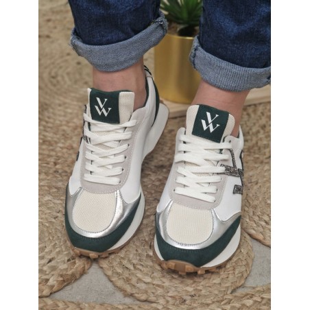 Baskets femme Vanessa Wu VWgrace blanches