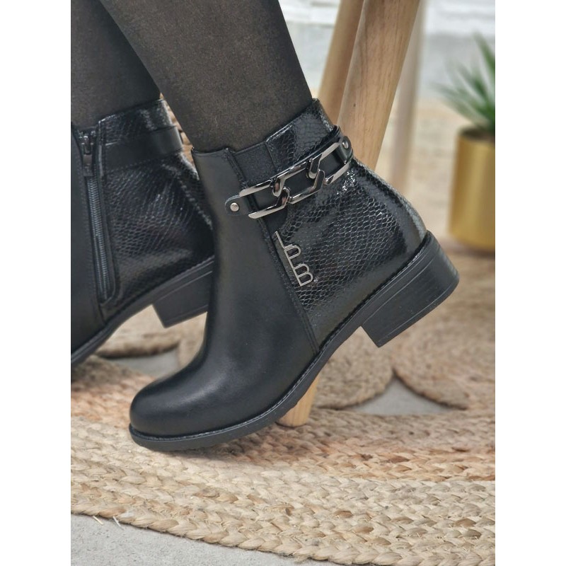 Bottines femme LPB Gisabel noires Bottines femme LPB Gisabel noires