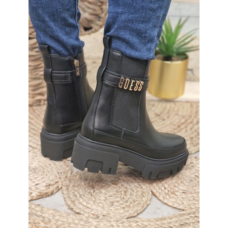 guess bottines noires