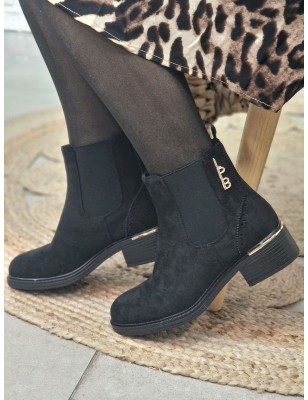 Bottines femme LPB Gansiry noires