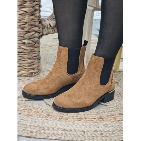 Bottines femme LPB Gansiry camel