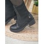 Bottines femme chaussette LPB Gouach noires