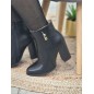 Bottines talon femme LPB Emeralda noires