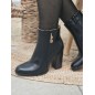 Bottines talon femme LPB Emeralda noires