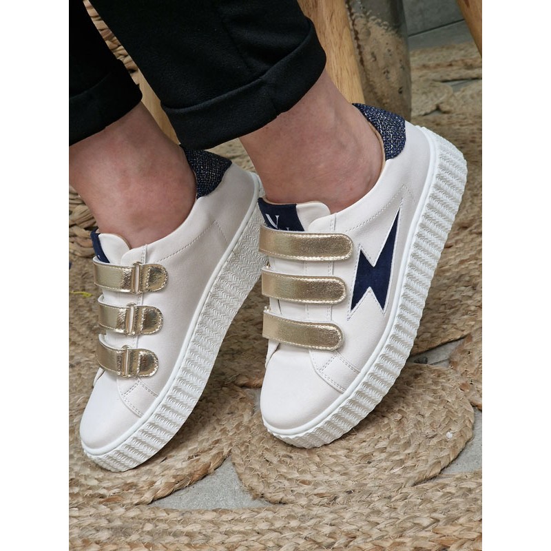 Baskets éclair Vanessa Wu Pomeline blanches Baskets éclair Vanessa Wu Pomeline blanches
