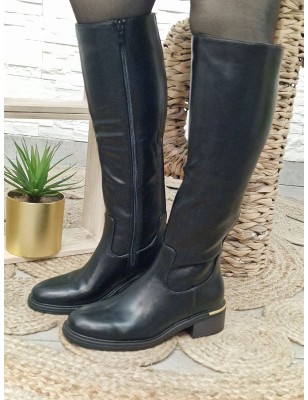 Bottes femme cavalieres Elina noires