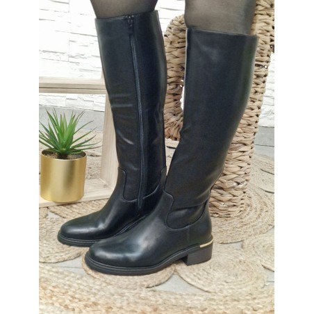 Bottes femme cavalieres Elina noires