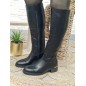 Bottes femme cavalieres Elina noires