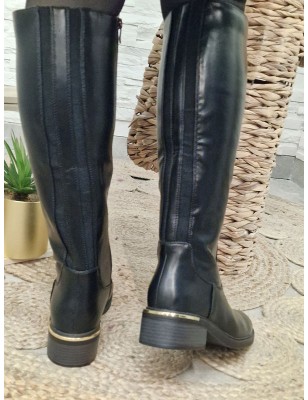 Bottes femme cavalières Elina noires