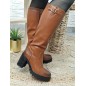Bottes femme talon Tania camel Bottes femme talon Tania camel