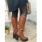 Bottes femme talon Tania camel Bottes femme talon Tania camel