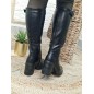 Bottes femme talon Tania noires