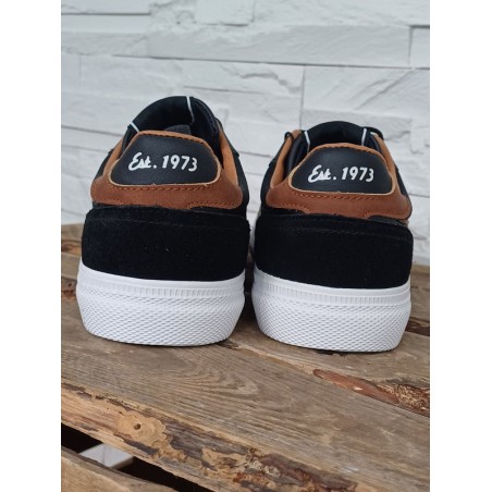Baskets homme Pepe Jeans Kenton court noires