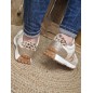 Baskets femme sneakers Vanessa Wu Faustine beiges Baskets femme sneakers Vanessa Wu Faustine beiges