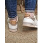 Baskets femme Pepe Jeans London street blanches