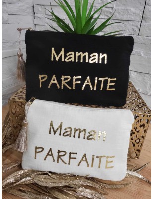 Pochette message "Maman parfaite" avec pompon