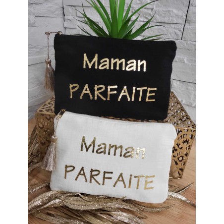 Pochette message "Maman parfaite" avec pompon