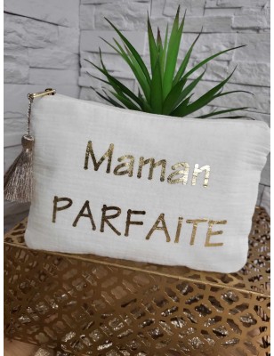 Pochette message "Maman parfaite" avec pompon