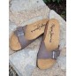Mules homme Pepe Jeans Bio basic marron