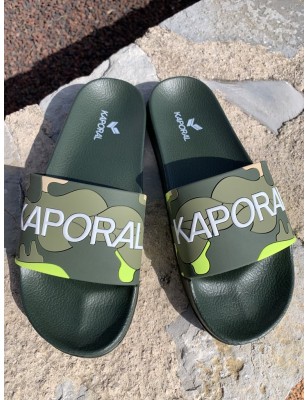 Claquettes homme Kaporal Doral kaki