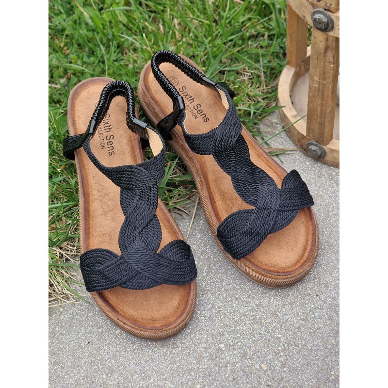 Sandales femme Daniella noires