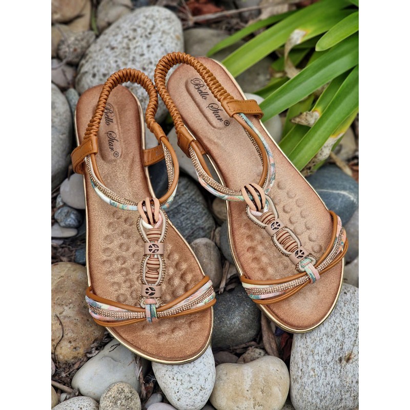 Sandales femme Camina camel