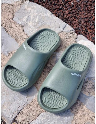 Claquettes homme Kaporal Durul kaki